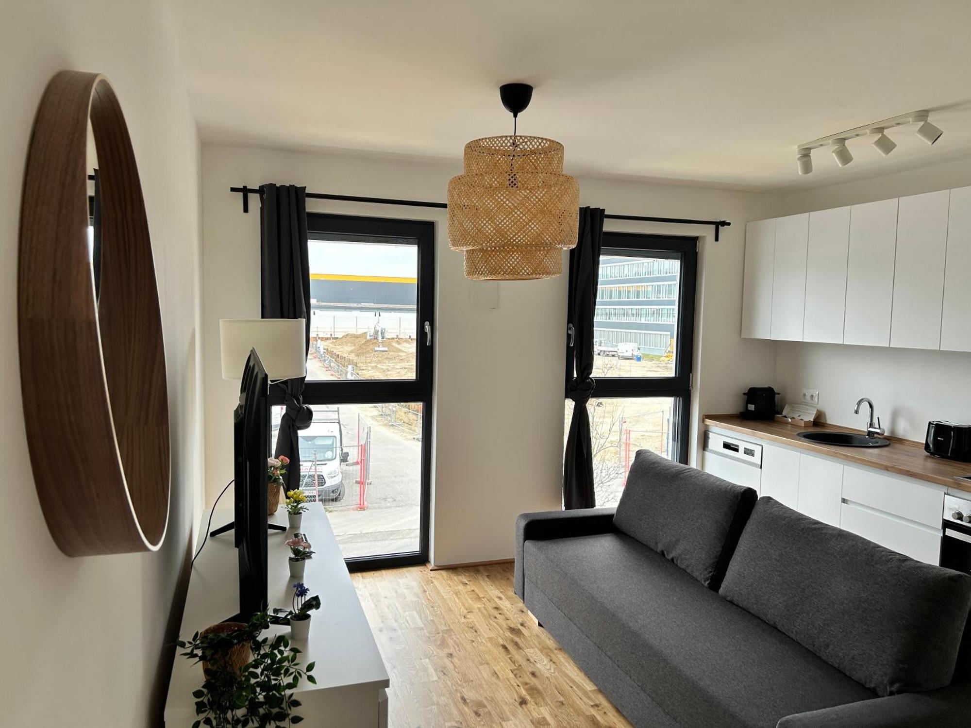 Modern Apartment With Balcony & Free Parking - Nearby Metro فيينا المظهر الخارجي الصورة