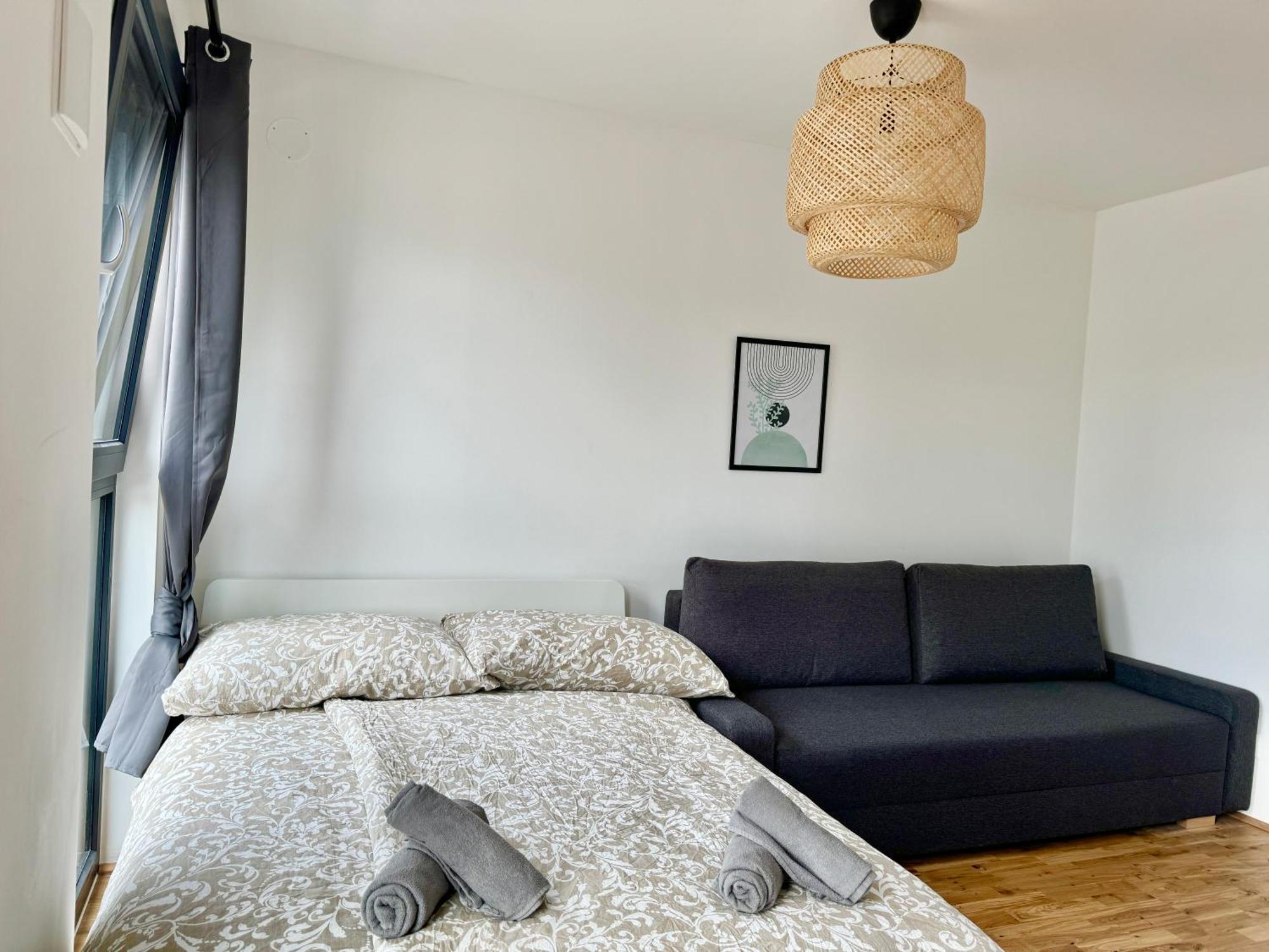 Modern Apartment With Balcony & Free Parking - Nearby Metro فيينا المظهر الخارجي الصورة